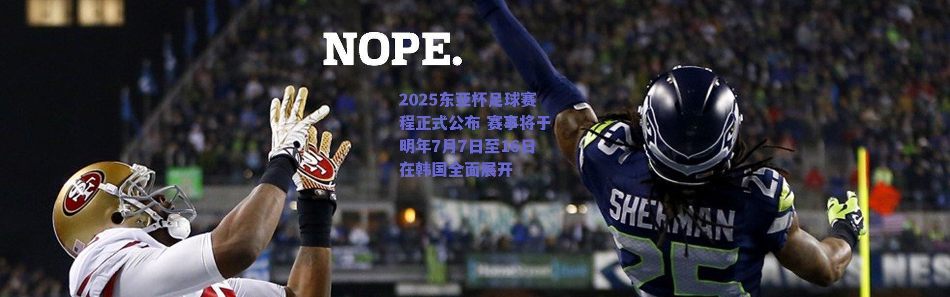 爱游戏移动官网-2025东亚杯足球赛程正式公布 赛事将于明年7月7日至16日在韩国全面展开